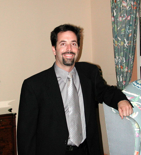 [Matt at Soh and Janet's wedding, October 2001]